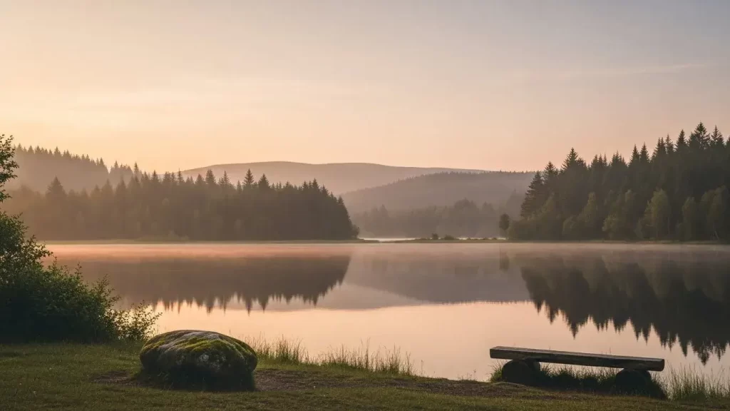 Pondering lake